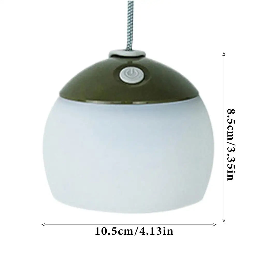 Camping Tent Light with Hook - 4-Mode Rechargeable LED Lantern for Camping, Fishing and Hiking