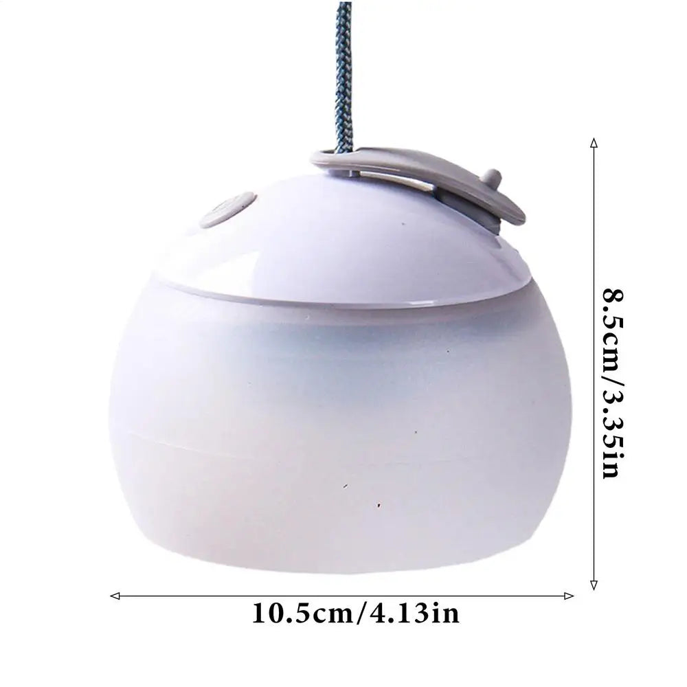 Camping Tent Light with Hook - 4-Mode Rechargeable LED Lantern for Camping, Fishing and Hiking