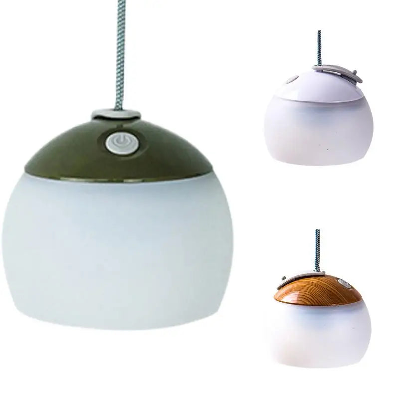 Camping Tent Light with Hook - 4-Mode Rechargeable LED Lantern for Camping, Fishing and Hiking